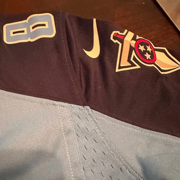 NFL On Field Light Blue and Dark Blue Jersey - Picture 4 of 6